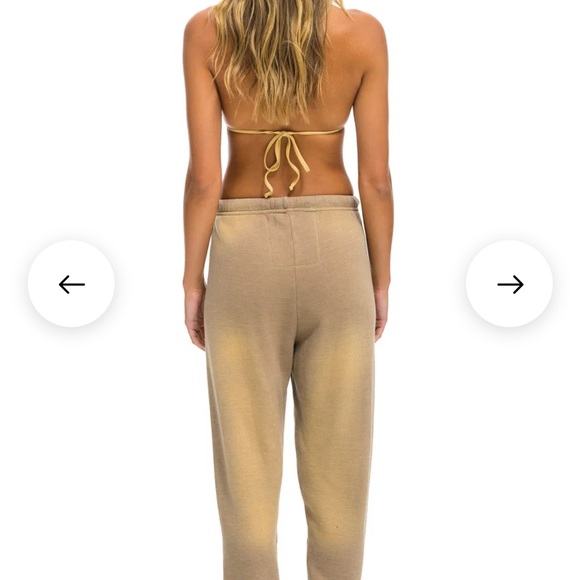 Aviator Nation faded tan Sweatpants - Picture 2 of 9